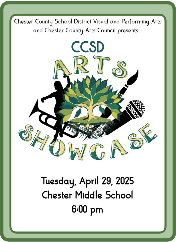 GFHSRedDevils's tweet image. CCSD is proud to present the Annual Arts Showcase April 29, 2025 at Chester Middle School, starting at 6 p.m. Come out and support our talented student artists and performers!