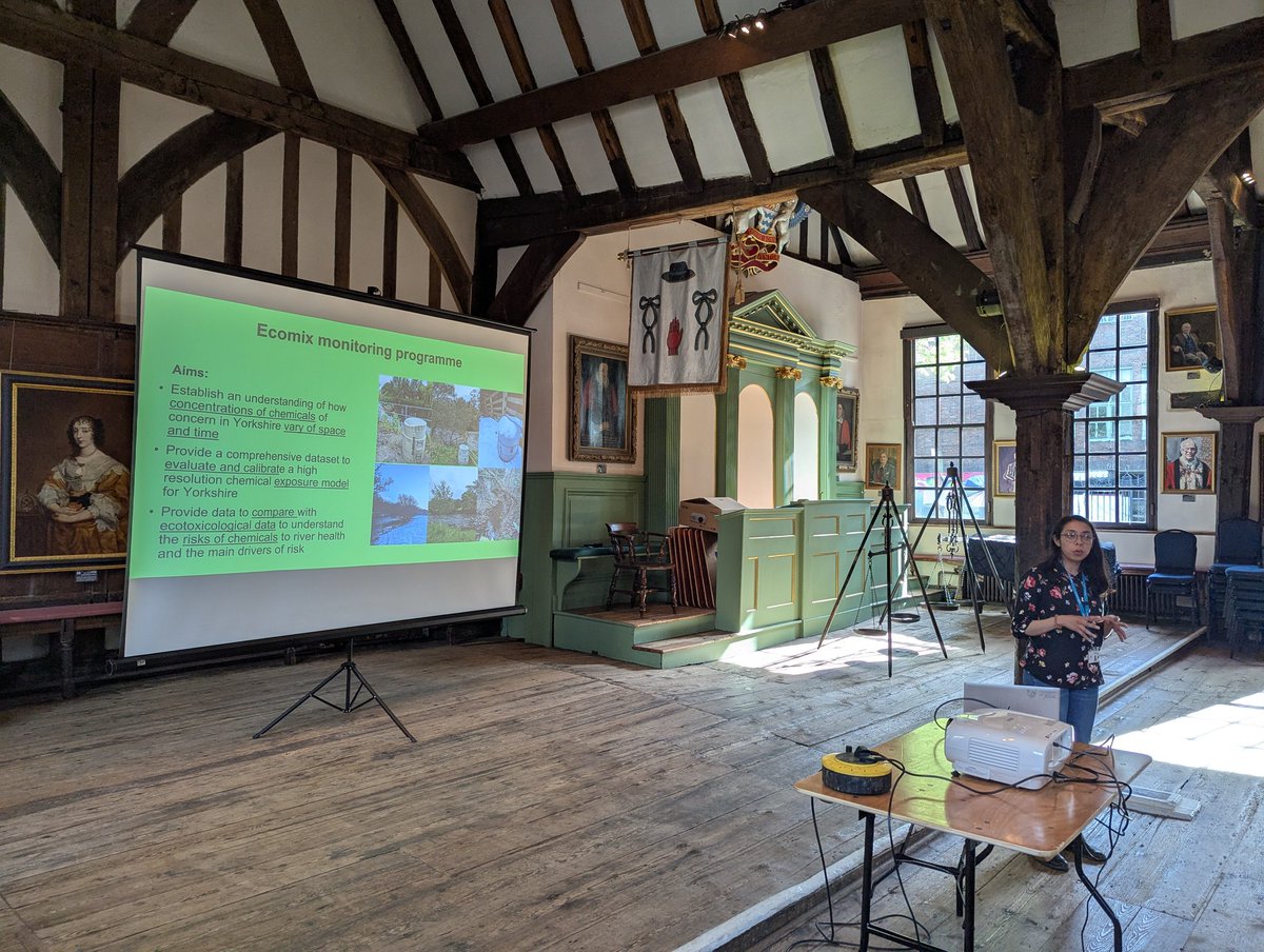 The ECOMIX project volunteers met up this afternoon at @yorkadventurers to celebrate the end of our 12 month monitoring study of Yorkshire's rivers. During the event we were able to give the team an overview of some of the initial findings of the work.
