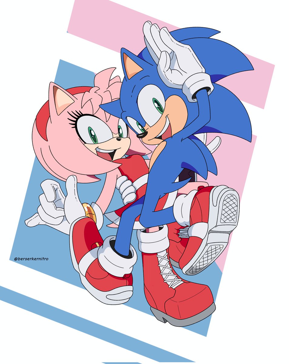 BERSERKERNITRO's tweet photo. Tomad. El trabajo está  terminado gg.
Y quien sabe, aun sigo experimentando 😁.
#SonicMovie4 #SonAmy #SonAmyfanart https://t.co/FZb2D9uQ4m
