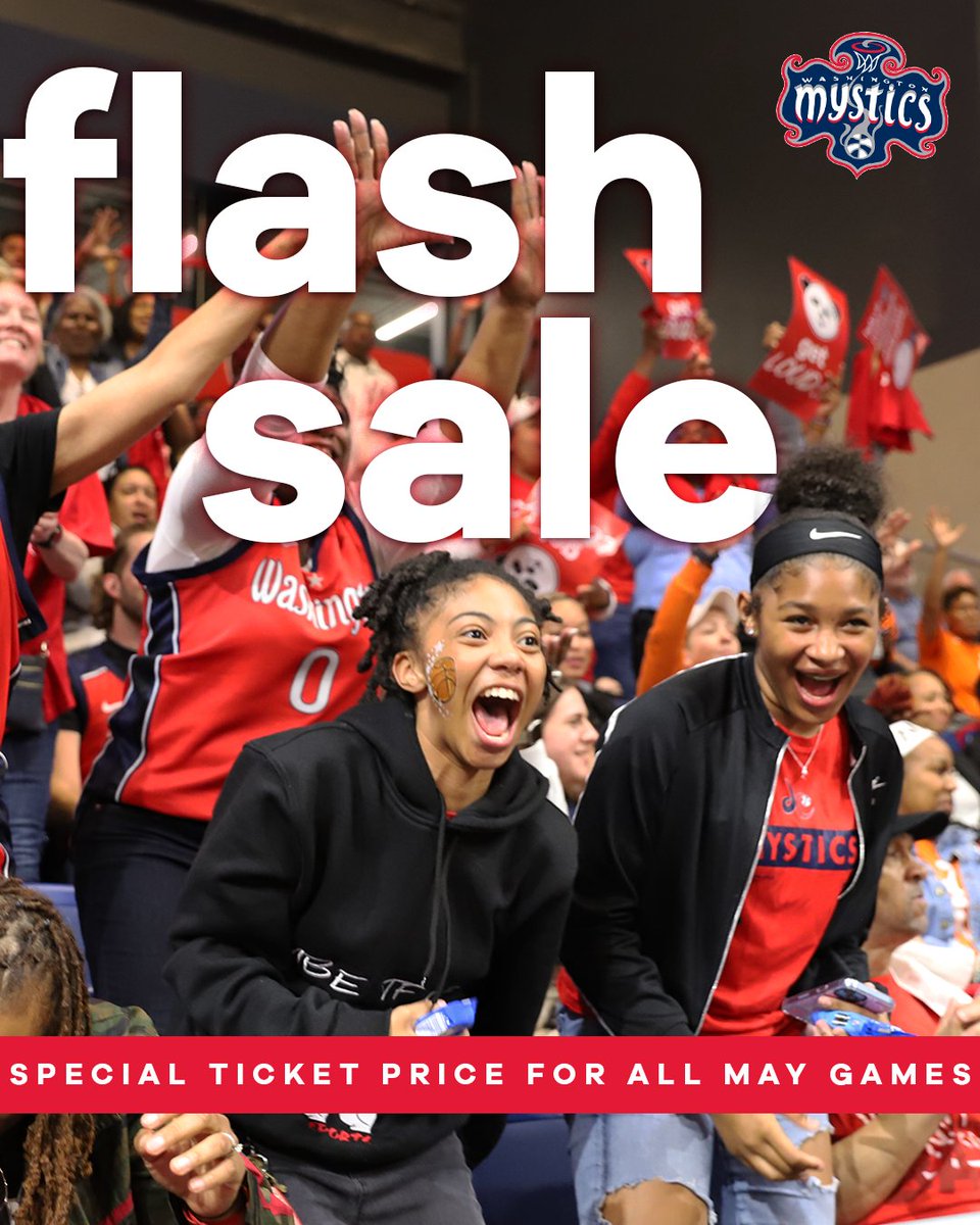 🚨FLASH SALE 🚨

Now through April 30th, purchase tickets to any May game for a special price!

Get yours 👉  bit.ly/3RFqmHV