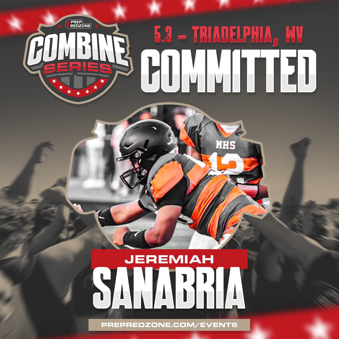 Prep Redzone West Virginia (@prepredzonewv) on Twitter photo 🔒 LOCKED IN!
Martinsburg’s <a href="/JeremiahS86510/">Jeremiah Sanabria</a> is ready to compete at the Combine Series!
Join him in Triadelphia, WV on May 3rd below with discount code PRZWVCombine25! 👇
🔗: events.prepredzone.com/e/1484/registe…
#wvprepfb 🔒 LOCKED IN!
Martinsburg’s <a href="/JeremiahS86510/">Jeremiah Sanabria</a> is ready to compete at the Combine Series!
Join him in Triadelphia, WV on May 3rd below with discount code PRZWVCombine25! 👇
🔗: events.prepredzone.com/e/1484/registe…
#wvprepfb