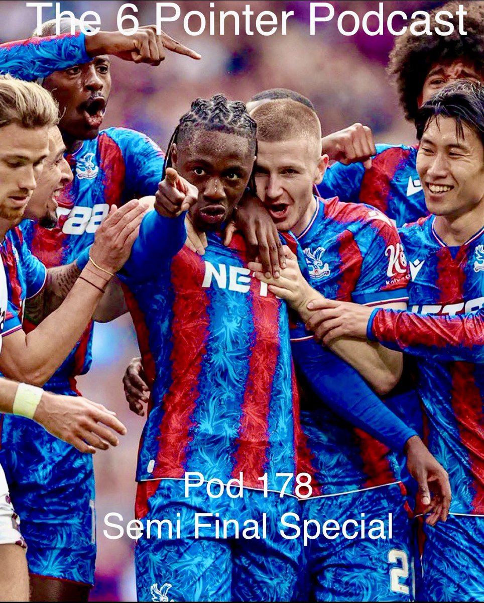 Podcast 178🎙️

Bringing you pre-match excitement and post-match reaction to Palace’s 3-0 FA Cup Semi Final victory against AstonVilla. 

Listen here 👇🏼
audioboom.com/posts/8700515-…

You can also subscribe via your chosen provider👇🏼
podfollow.com/6PointerPodcast

#CPFC 
#CRYVIL
#FACUP