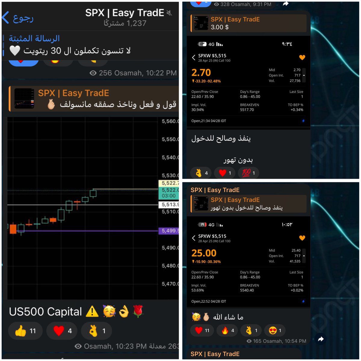 🥳🫰🏼Here we go 
ما شاء الله 🌹

مضاربين SPX 〽️👇 
t.me/easy_reade

#SPX 
#VIX 
#DXY 
#US100
#US500 
#السوق_الامريكي 
#الاسهم_الامريكية
