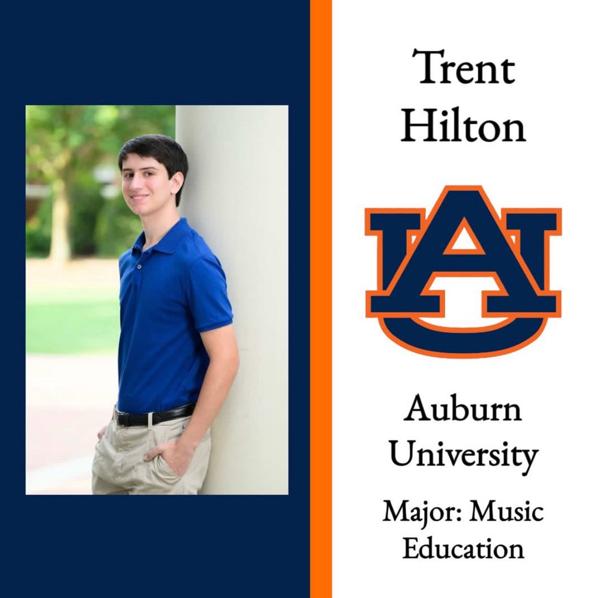 Rep. Scott Hilton 🇺🇸 (@scotthiltonga) on Twitter photo Its OFFICIAL!! 💙🧡🎉
Our oldest son will be attending <a href="/AuburnU/">Auburn University</a> next year! Meredith and I are so proud of him - he’s grown into a young man who loves God, his family and music.
Thank you to the incredible teachers at <a href="/Wesleyan_School/">Wesleyan School</a> for pouring into our son.
#WarEagle 🦅 Its OFFICIAL!! 💙🧡🎉
Our oldest son will be attending <a href="/AuburnU/">Auburn University</a> next year! Meredith and I are so proud of him - he’s grown into a young man who loves God, his family and music.
Thank you to the incredible teachers at <a href="/Wesleyan_School/">Wesleyan School</a> for pouring into our son.
#WarEagle 🦅
