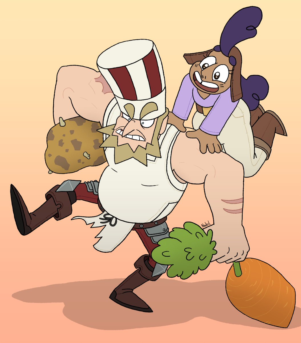 OrangeAndInsane's tweet photo. Working on a bunch more production art for Quest Chefs. I want to really polish the art and present the project at the level of quality it deserves!

#QuestChefs https://t.co/kjQwacv5Sj