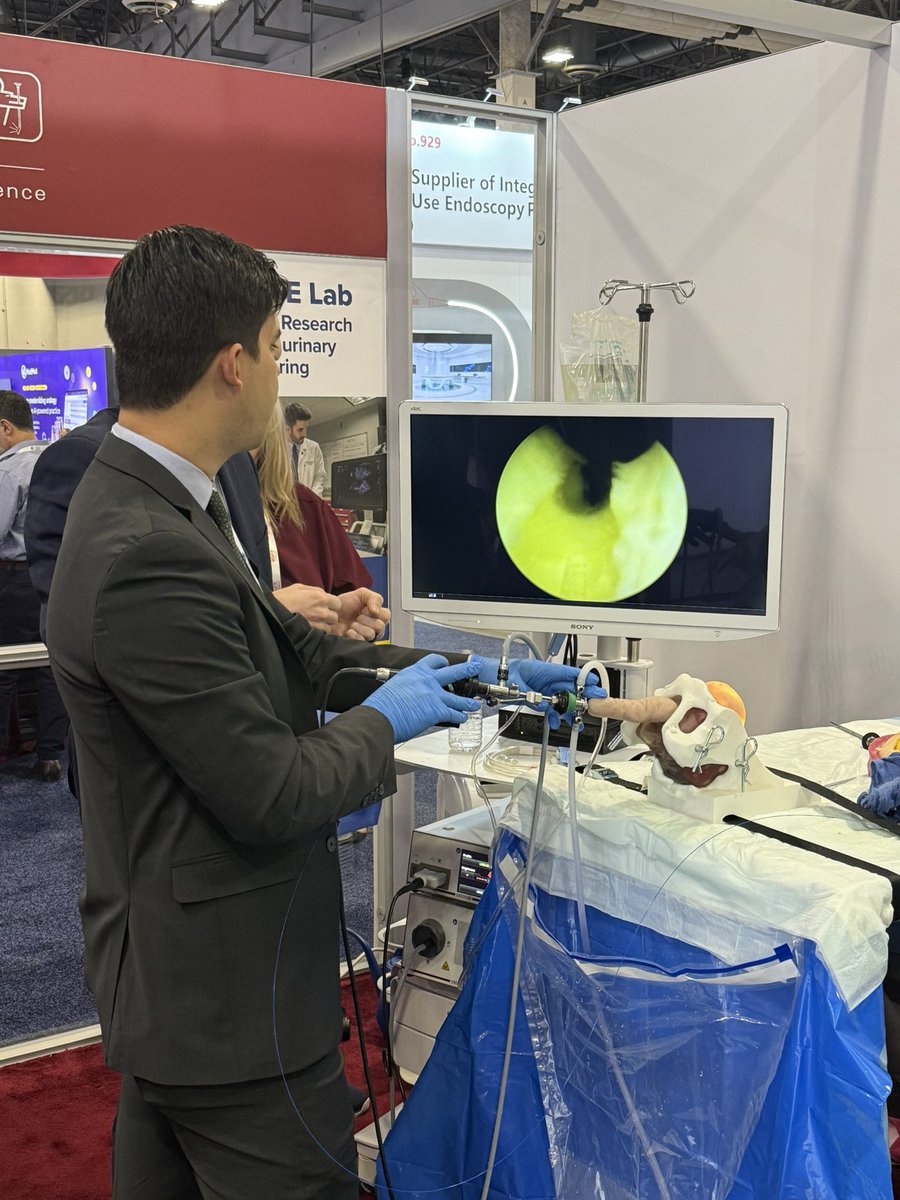 Ashley Li, MD (@_ashleyli) on Twitter photo <a href="/CarlCeraolo/">Carl Ceraolo</a> showing off his #HoLEP research and OR skills on the <a href="/URMCUrology/">URMC Department of Urology</a> #SURGElab #LEP model!
Check it out yourself at the <a href="/richardwolfusa/">richardwolfusa</a> booth #AUA25 <a href="/CarlCeraolo/">Carl Ceraolo</a> showing off his #HoLEP research and OR skills on the <a href="/URMCUrology/">URMC Department of Urology</a> #SURGElab #LEP model!
Check it out yourself at the <a href="/richardwolfusa/">richardwolfusa</a> booth #AUA25
