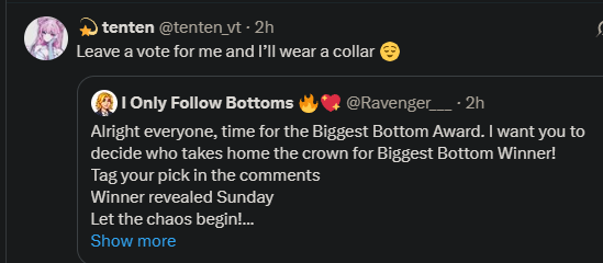Cmog2991's tweet photo. @Ravenger___ @/tenten_vt. I want to see her wear a collar. https://t.co/hlK3d9qIlX