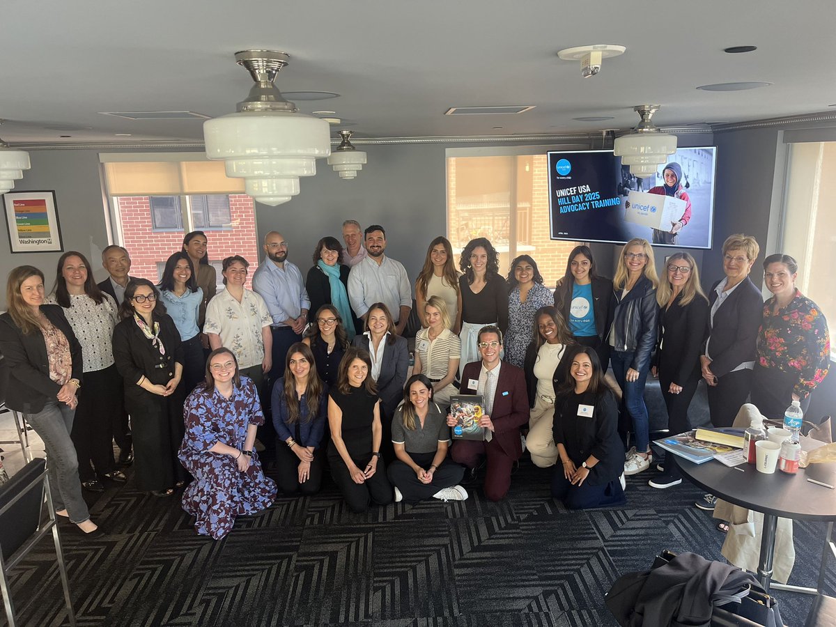 Greetings from Washington, D.C.! Right now, we're preparing UNICEF USA advocates for our upcoming Hill Day, during which they'll be meeting with Members of Congress to highlight why our country's continued investment in UNICEF is needed now more than ever. #ForEveryChild