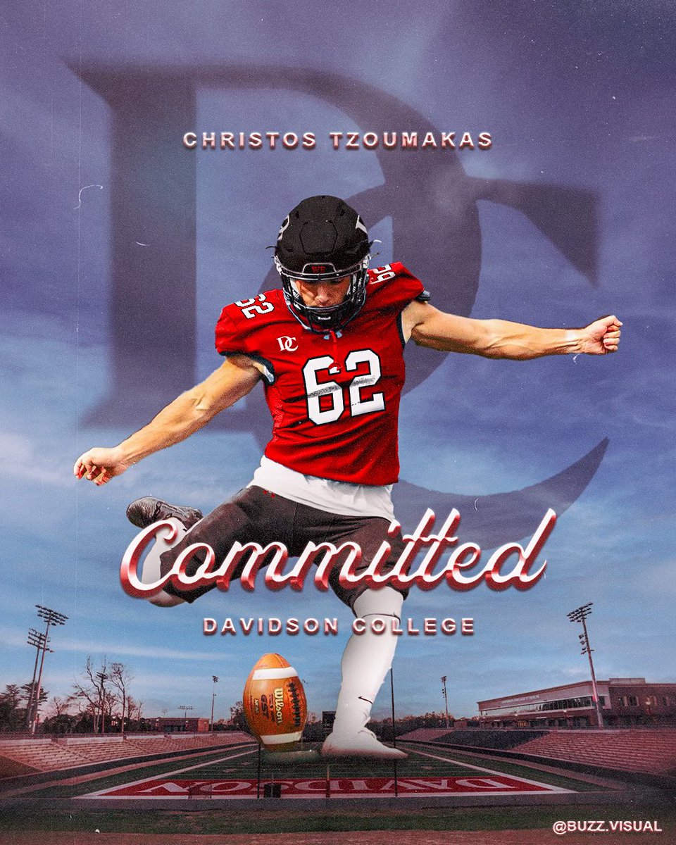 Christos Tzoumakas K/P (@ctzoumakas) on Twitter photo Blessed to announce my commitment to Davidson College for the remainder of my academic and athletic career! <a href="/Coach_Thakkar/">Saj Thakkar</a> <a href="/CoachKasabian/">Brent Kasabian</a> <a href="/CoachPMcGowan/">Pat McGowan</a>
I would like to thank my family and coaches for their support along the way. To my teammates <a href="/Colby_Football/">Colby Football</a> thank you for Blessed to announce my commitment to Davidson College for the remainder of my academic and athletic career! <a href="/Coach_Thakkar/">Saj Thakkar</a> <a href="/CoachKasabian/">Brent Kasabian</a> <a href="/CoachPMcGowan/">Pat McGowan</a>
I would like to thank my family and coaches for their support along the way. To my teammates <a href="/Colby_Football/">Colby Football</a> thank you for