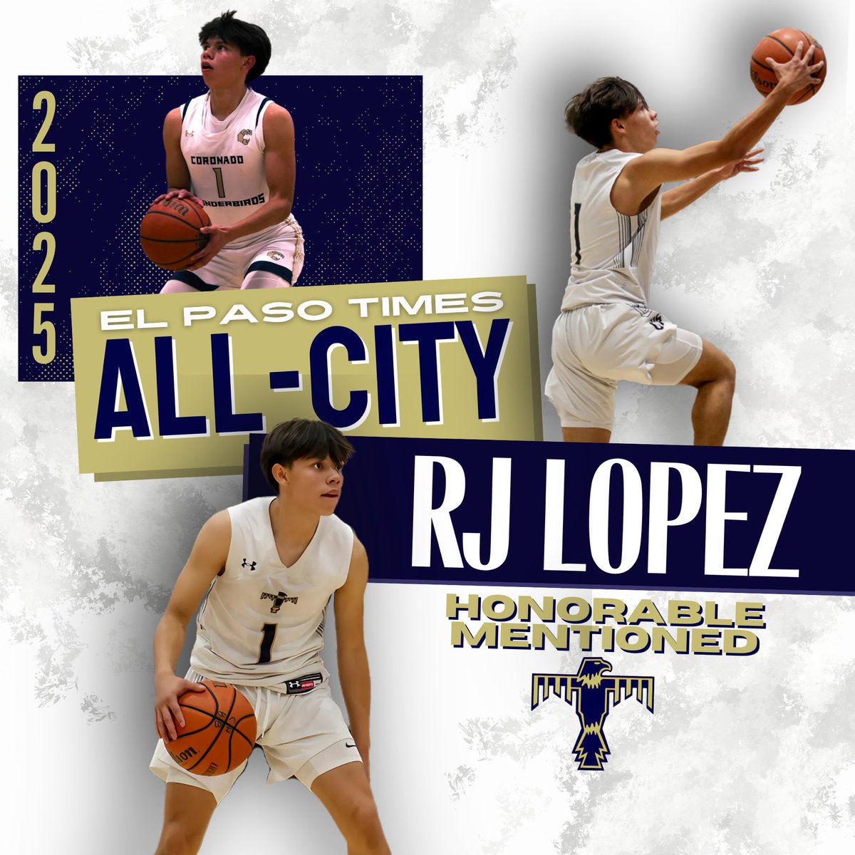 Coronado Basketball (@coronadombb) on Twitter photo A huge Congratulations goes out to RJ Lopez. We couldnโt be more proud. Keep working ๐ช๐ผ, jobs not finished!
โก๏ธ๐๐ <a href="/CoachMichaelPry/">Michael Pry, M. Ed</a> <a href="/reynahustles/">Dr. Angela Reyna</a> <a href="/EPISDathletics/">EPISD ATHLETICS</a> A huge Congratulations goes out to RJ Lopez. We couldnโt be more proud. Keep working ๐ช๐ผ, jobs not finished!
โก๏ธ๐๐ <a href="/CoachMichaelPry/">Michael Pry, M. Ed</a> <a href="/reynahustles/">Dr. Angela Reyna</a> <a href="/EPISDathletics/">EPISD ATHLETICS</a>