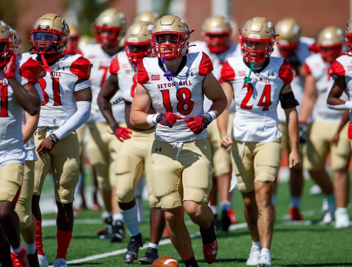 After a great convo with <a href="/CoachC_Russ/">Coach Chris Russell</a> I am blessed to receive an offer from <a href="/SHU_FBALL/">Seton Hill University Football</a>