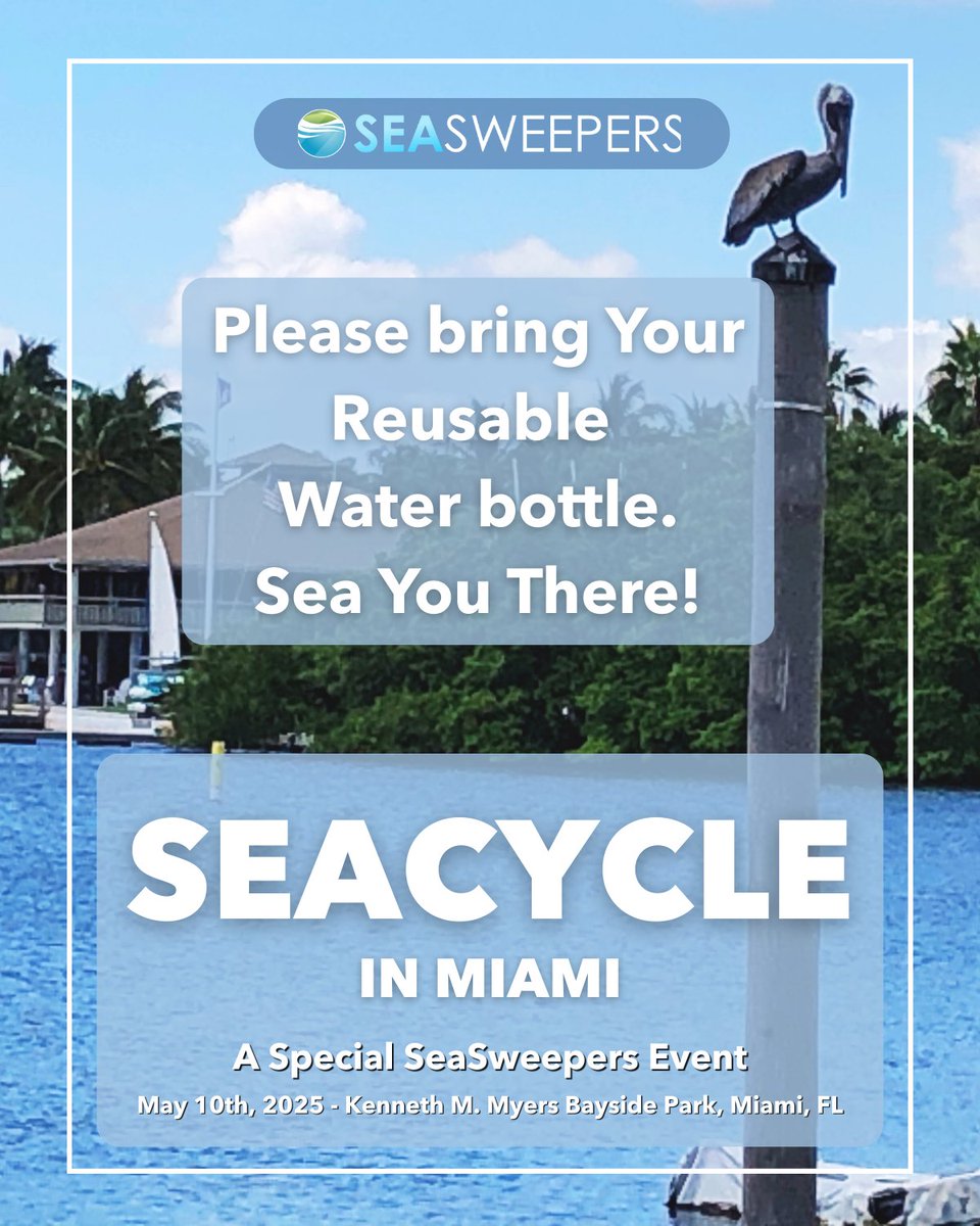 SeaSweepers's tweet photo. 𝗖𝗼𝗰𝗼𝗻𝘂𝘁 𝗚𝗿𝗼𝘃𝗲 𝗿𝗲𝘀𝗶𝗱𝗲𝗻𝘁𝘀! Your shoreline needs you May 10 (12-3pm). Join #SeaCycle beach cleanup and help turn plastic waste into beautiful benches for our community. All supplies provided! RSVP: https://t.co/U9EMAXRYwU  #LocalAction #Coconut Grove #Miami https://t.co/1ClRqKTG3q
