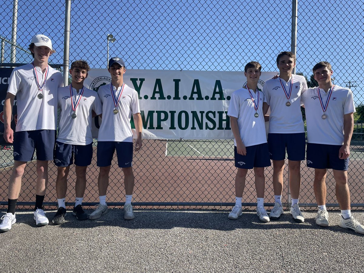 1st, 2nd, and 3rd Place at the York-Adams League Doubles Tournament! Congrats Wildcats!! Hope to see a big turnout Thursday when we host a Quarter-Final District III Match at 4pm.