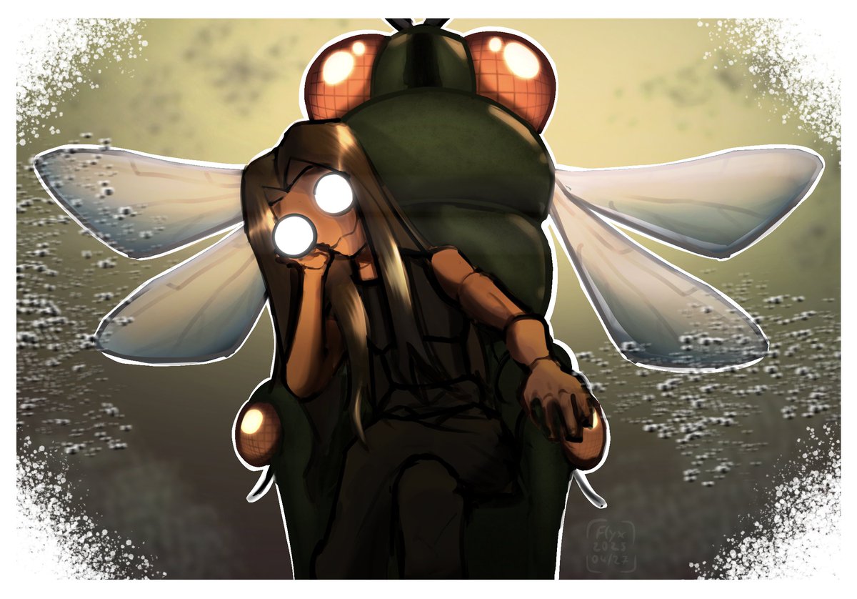 Lord of the Flies or so... I don't know, haven't seen the movie or read the book, but happy birthday to my <a href="/hogsnok/">hogsnok</a> , my favourite insect-interested-person! 😊