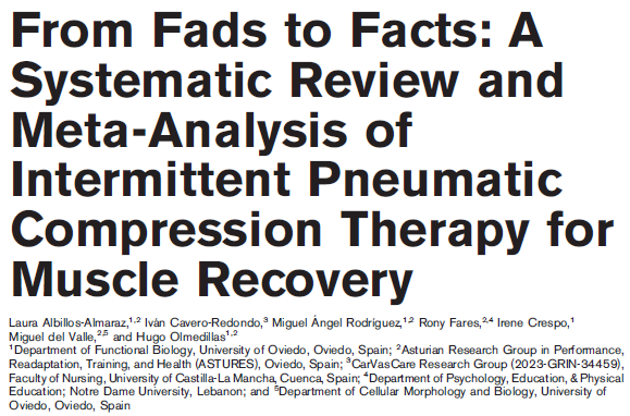 Very nice, comprehensive review in SCJ. One of those modalities where I tend not to make a fuss about. If athletes want it and they think it helps, sure. Evidence not great from this review but if it gets em ready, have at it.