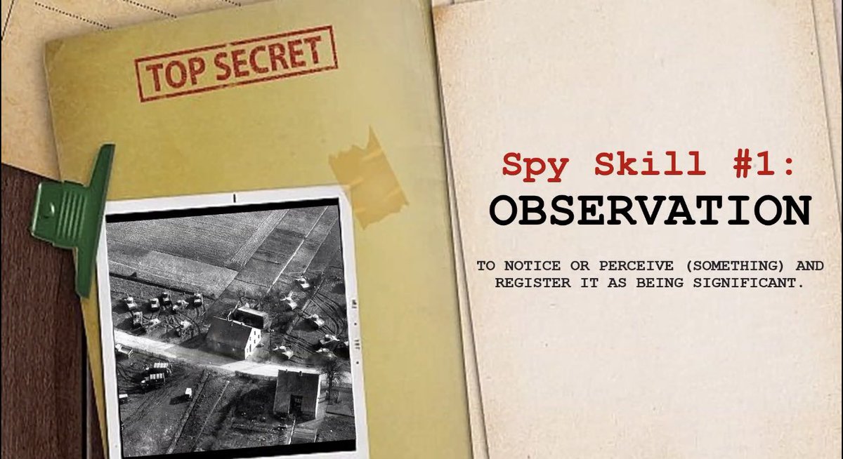 Learning to be a bit more observant in case of a career change! 🥸😎 
But seriously, super interesting presentation from the International Spy Museum in DC. Students would love this! <a href="/KEDCGrants/">KEDC Grants</a> <a href="/kedc_epic/">EPIC</a>