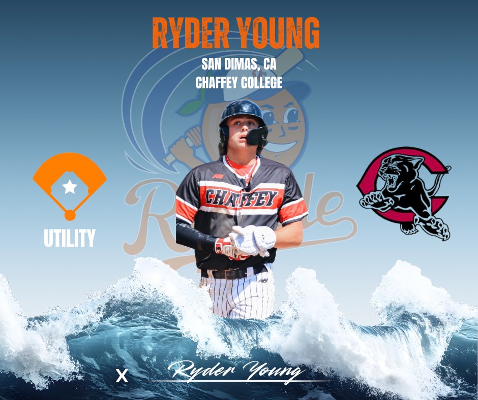 OC Riptide Baseball (@ocriptide) on Twitter photo INK'S DRY 🖊️
<a href="/RyderYoBaseball/">Ryder Young</a>, a utility from <a href="/panther_bsb/">Chaffey College Baseball</a> will be playing #summerball in Orange County <a href="/yourgreatpark/">Great Park</a> for this OC Riptide 2025 season! We're so excited to have you, welcome to the #ocriptidefamily! 🌊 #ocriptidebaseball #yourgreatpark #JustChaffeyBaseball INK'S DRY 🖊️
<a href="/RyderYoBaseball/">Ryder Young</a>, a utility from <a href="/panther_bsb/">Chaffey College Baseball</a> will be playing #summerball in Orange County <a href="/yourgreatpark/">Great Park</a> for this OC Riptide 2025 season! We're so excited to have you, welcome to the #ocriptidefamily! 🌊 #ocriptidebaseball #yourgreatpark #JustChaffeyBaseball