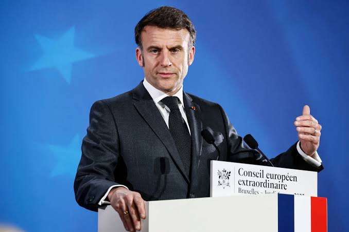 Joe__Bassey's tweet photo. Emmanuel Macron makes a bold statement on Africa’s future. The French President has vowed that France will not abandon its former African colonies.

MACRON: 🗣️ “If we leave African countries to manage on their own, now is not the time. Africa remains the least developed continent, and history shows we have a role to play in supporting its growth. A complete withdrawal could halt progress. There is still much work for us to do in Africa, and we believe they are not fully ready to thrive without our involvement.”

But the truth is the devil hideouts (France) will soon crumble.. France 🇫🇷 just want to keep on looting Africa’s resources.