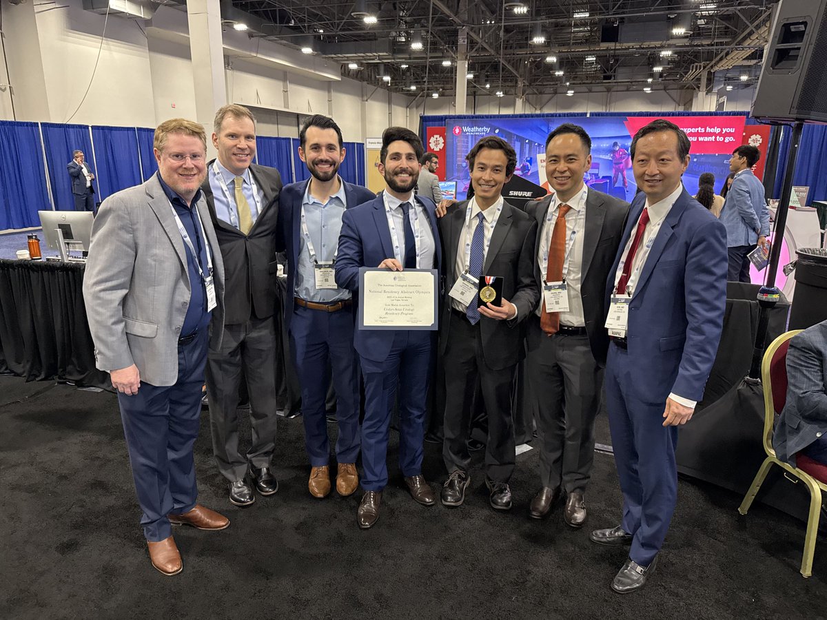 Department of Urology at Cedars-Sinai (@cs_urology) on Twitter photo 🥳Congrats to the <a href="/CS_Urology/">Department of Urology at Cedars-Sinai</a> residents
#⃣1⃣🥇Our residents had the most abstracts accepted for any program w/ <=10 residents
#aua25 <a href="/AmerUrological/">Amer. Urol. Assn.</a> 🥳Congrats to the <a href="/CS_Urology/">Department of Urology at Cedars-Sinai</a> residents
#⃣1⃣🥇Our residents had the most abstracts accepted for any program w/ <=10 residents
#aua25 <a href="/AmerUrological/">Amer. Urol. Assn.</a>