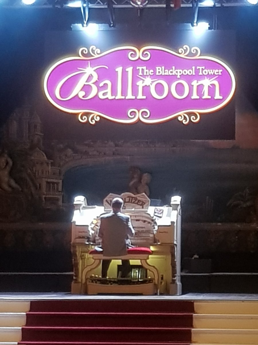 audgill's tweet photo. Afternoon Tea in Blackpool Tower Ballroom - fabulous 🥰 Brilliant birthday gift John....same again next year....please? 🙏🥳😂 https://t.co/PGEo5VYz8N