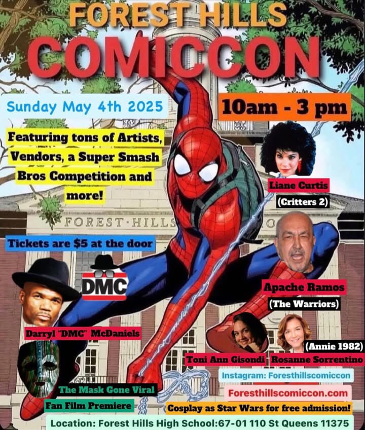 My guys, I’ll be at Royal Collectibles for Free Comic Book Day on May 3rd from 12-5pm and Forest Hills Comic Con on May 4th from 10-3pm; it will be a nice full weekend so I won’t have to think about the horrors of it all