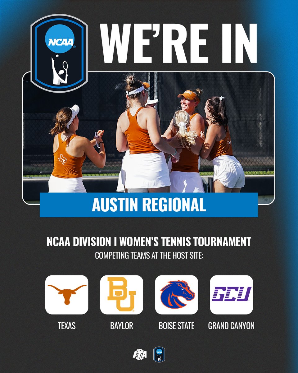 Headed To Austin 🤘

#WeAreCollegeTennis | #NCAATennis