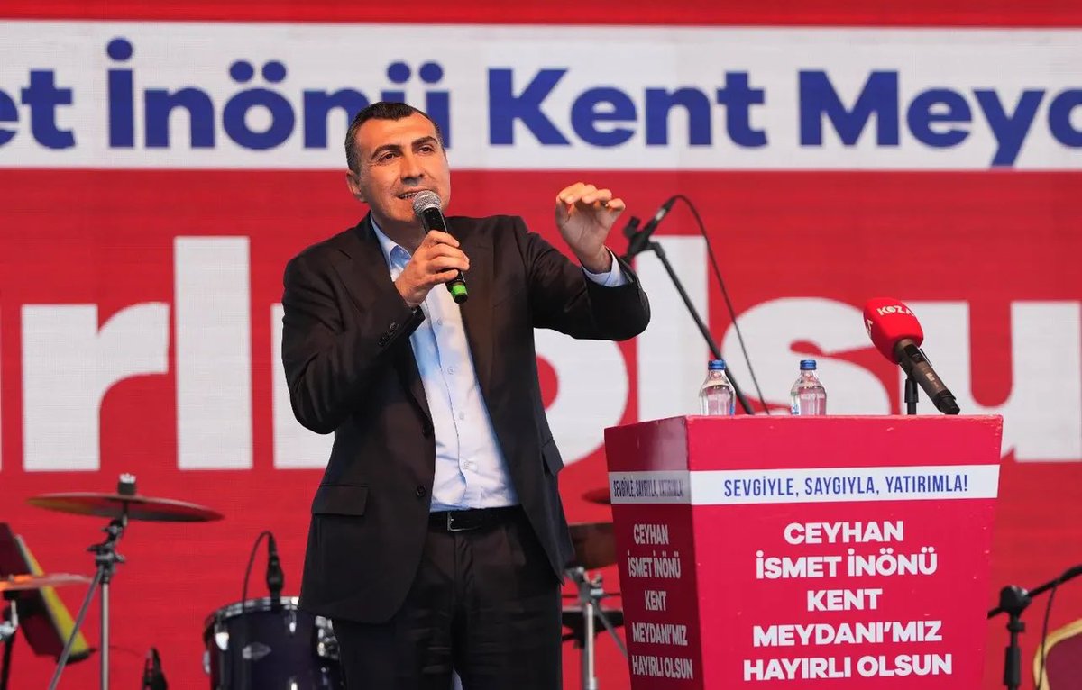 chpcukurovagnc's tweet photo. Adana Büyükşehir Belediyemiz ve Ceyhan Belediyemizin yapımını birlikte üstlendiği ve 2. Cumhurbaşkanımız İsmet İnönü’nün torunu Ayşe Gülsün Bilgehan’ın katılımıyla gerçekleşen. https://t.co/Hw18akFCml