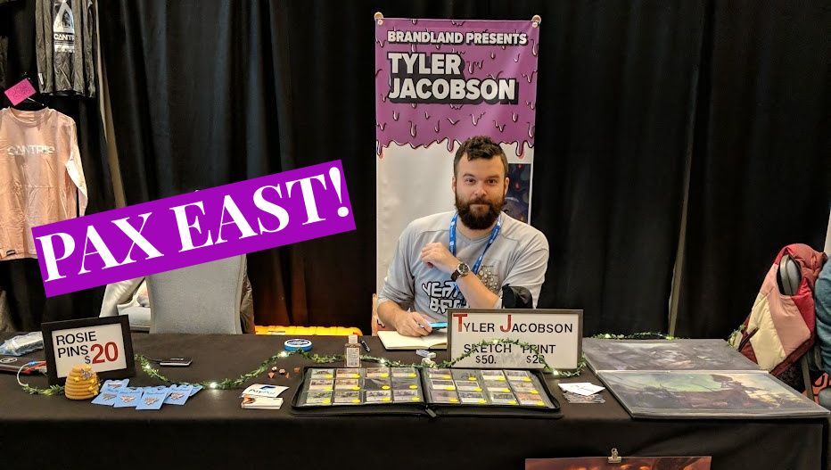 Getting ready for PAX East - I'll be boothing in Bandland. Come say hi! #PAXEast