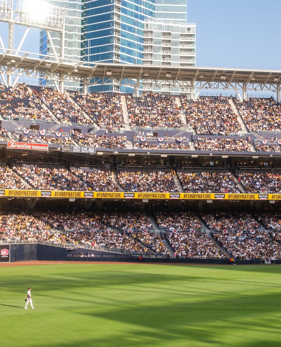 #FunByNature at the ⚾️ Park 🏟️⁠
⁠
Don't miss the opportunity to win TWO @padres tickets for Tuesday, April 29 game against the Giants. 📲 Go to our previous post and follow the instructions to enter our giveaway! 🎟️🎟️⁠
⁠
◦⁣⁠
#FunbyNature 🌴 #NovaKombucha