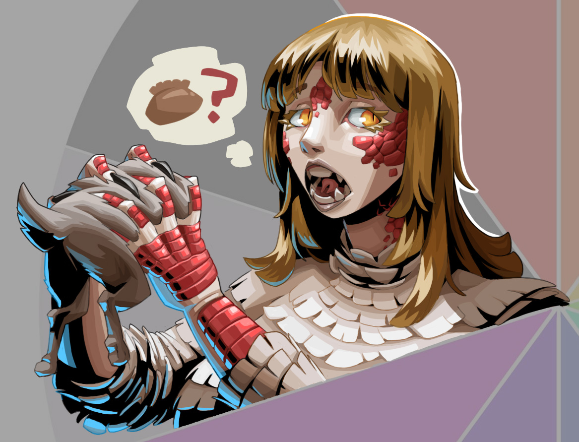 Lagiahunter's tweet photo. Falin on white! It was about time that I did fanart of easily my fave character design in recent years and this was the perfect excuse. Now lock in, we closing this off with BLACK characters/creatures! https://t.co/IWiKahbfQ8
