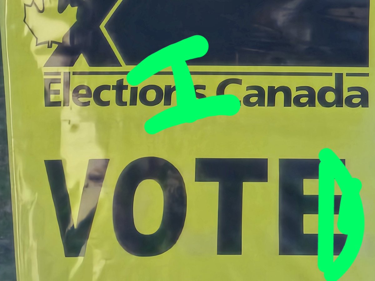 Done!
#elxn45 #Election2025