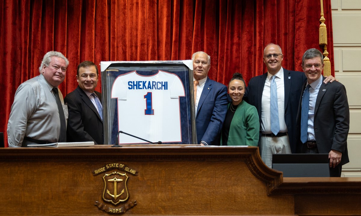 Joe Shekarchi (@joeshekarchi) on Twitter photo I was very proud to celebrate some of RI's best and brightest at the annual Legislative Scholar-Athlete Awards at the State House, which recognize the accomplishments of student-athletes at <a href="/CCRINews/">Community College of Rhode Island</a>, <a href="/RICNews/">Rhode Island College</a> & <a href="/universityofri/">URI</a>.
Congratulations to all of this year's awardees! I was very proud to celebrate some of RI's best and brightest at the annual Legislative Scholar-Athlete Awards at the State House, which recognize the accomplishments of student-athletes at <a href="/CCRINews/">Community College of Rhode Island</a>, <a href="/RICNews/">Rhode Island College</a> & <a href="/universityofri/">URI</a>.
Congratulations to all of this year's awardees!
