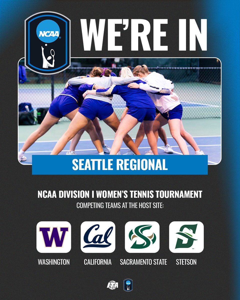 Headed to Seattle 🤩

#WeAreCollegeTennis | #NCAATennis
