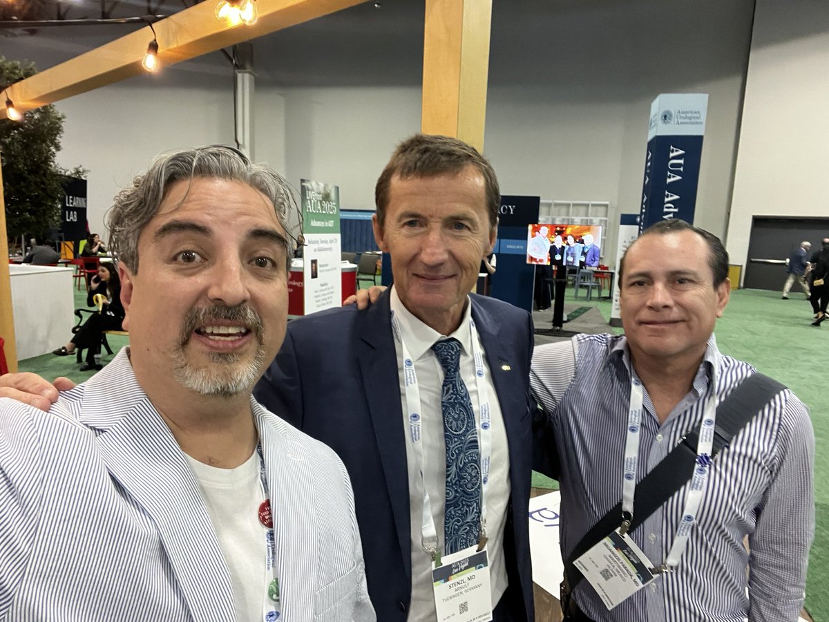 Dr Edgar Beltrán M.H.Sc🇲🇽 (@urologoedgar) on Twitter photo An honor to meet Prof. <a href="/AStenzl/">Arnulf Stenzl</a> Chairman of the <a href="/Uroweb/">European Association of Urology (EAU)</a> during the <a href="/AmerUrological/">Amer. Urol. Assn.</a> in Vegas Congress🎰
An inspiring opportunity to reconnect after the outstanding meeting we shared in Madrid🇪🇺🇪🇸
Great leaders shape the future of urology through vision and collaboration
#AUA25 An honor to meet Prof. <a href="/AStenzl/">Arnulf Stenzl</a> Chairman of the <a href="/Uroweb/">European Association of Urology (EAU)</a> during the <a href="/AmerUrological/">Amer. Urol. Assn.</a> in Vegas Congress🎰
An inspiring opportunity to reconnect after the outstanding meeting we shared in Madrid🇪🇺🇪🇸
Great leaders shape the future of urology through vision and collaboration
#AUA25