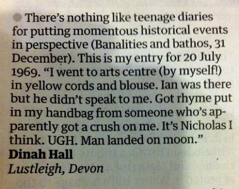 ibstales's tweet photo. @diannahaze I'm glad to see the world will not end for young you!! 

A newspaper where I live published this extract from a reader's diary a while ago. It's my favourite thing ever: https://t.co/pNsZx1yIU4
