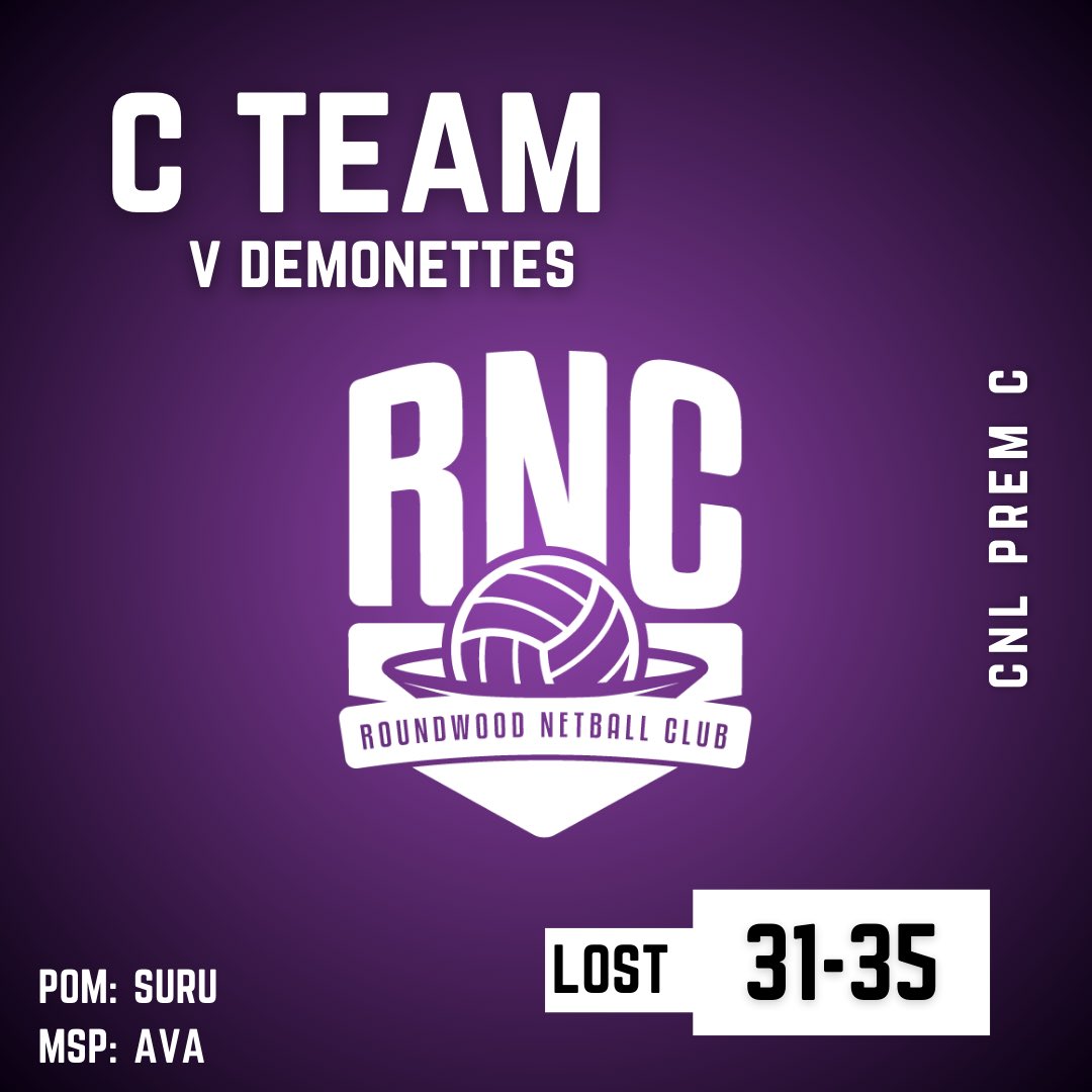 RoundwoodNetbal's tweet photo. Final results of our 2024-25 season! Congrats to B team on a clutch win and Gems with a great performance, super proud of all our teams!!! 🥳💜🤍✨ https://t.co/TIEQ0MFzSj