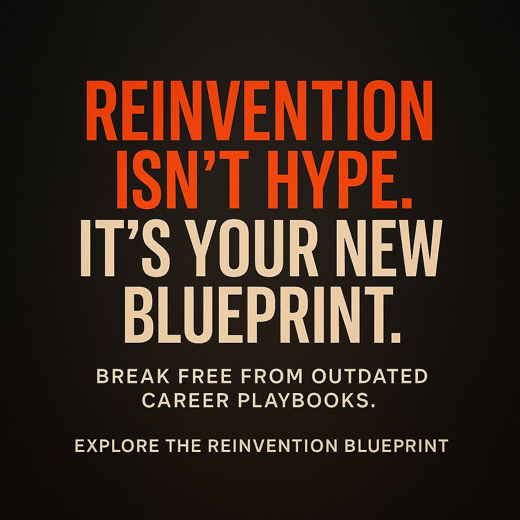 Glenn Llopis (@glennllopis) on Twitter photo Feeling stuck or overwhelmed?
You're not falling behind — you're held back by an outdated playbook.
The Reinvention Blueprint is a proven framework to break free and rise.
Explore more 🔗 theglennllopis.com
#ReinventionBlueprint #OwnYourCareer Feeling stuck or overwhelmed?
You're not falling behind — you're held back by an outdated playbook.
The Reinvention Blueprint is a proven framework to break free and rise.
Explore more 🔗 theglennllopis.com
#ReinventionBlueprint #OwnYourCareer