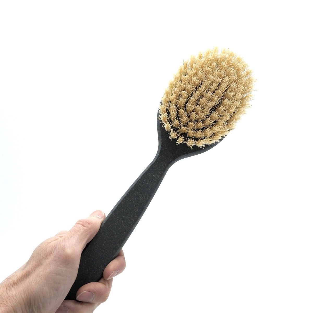 finnport's tweet image. The Keller Bath Brush is your perfect companion for a refreshing bath experience. With its Tampico fibre bristles and sleek grey handle, it provides gentle exfoliation while enhancing your bathroom’s aesthetic. Pamper your skin and unwind in style! 

#BathTimeEssentials #SelfCare