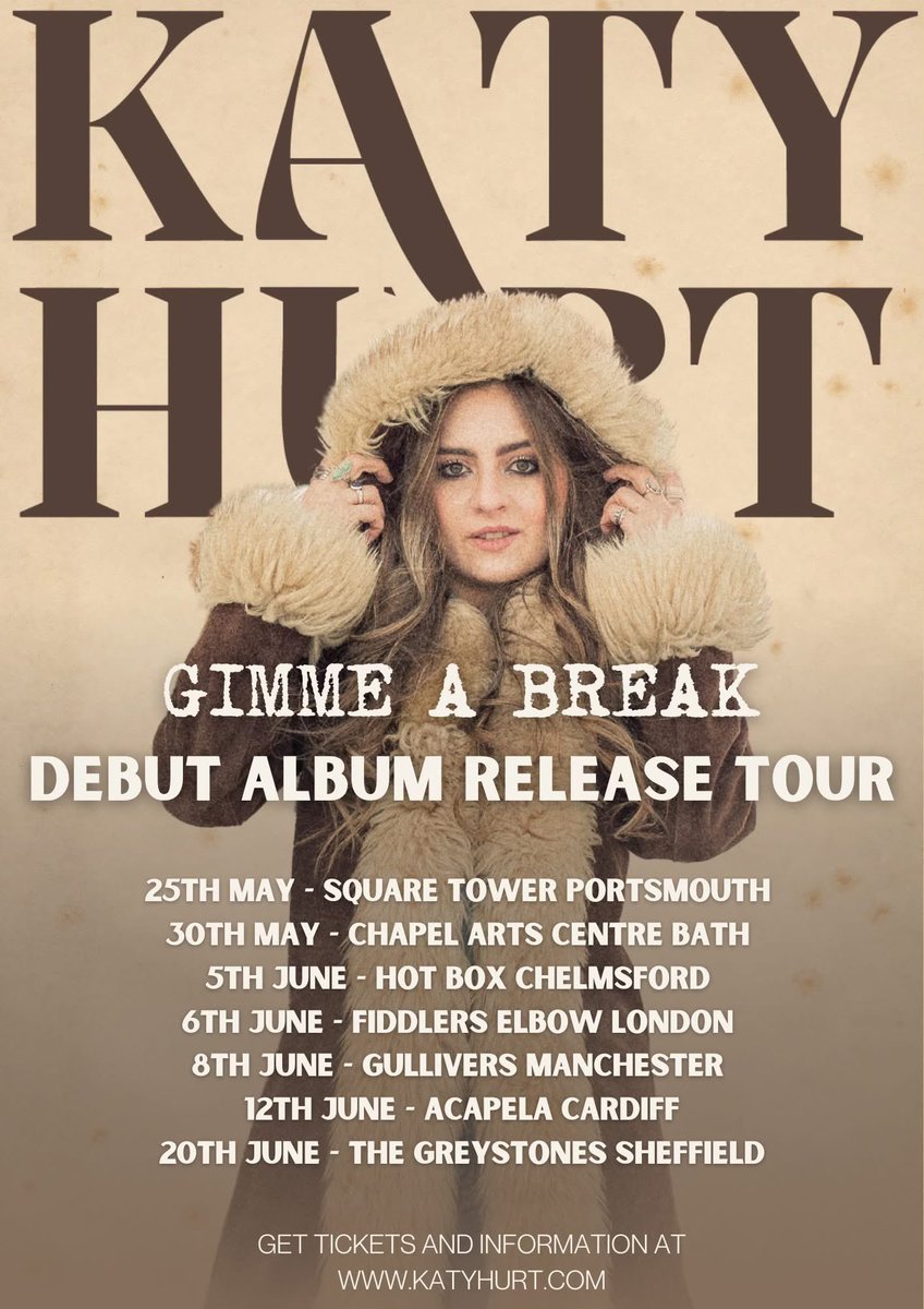 Gas tank’s full. Let’s roll. ⚡️🛻
The "Gimme A Break" full band tour is officially ON SALE.
I’m soooo ready to get out there and celebrate with you.

What city am I gonna see you in? 👀 katyhurt.com 

#gimmeabreaktour #katyhurt #americanauk #livemusic #countrymusic