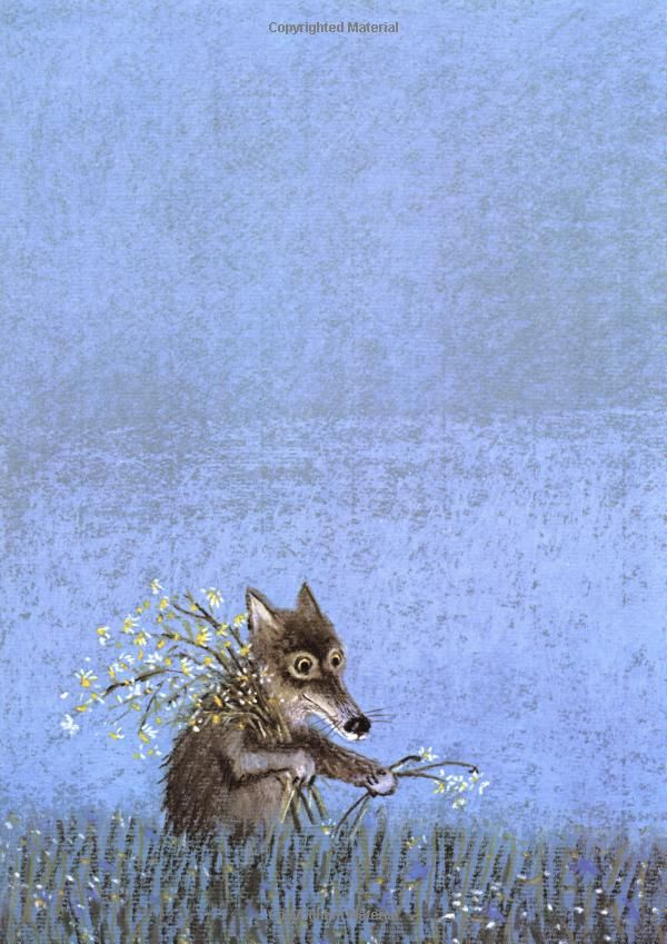 Józef Wilkoń
illustration for "The story of the kind wolf" by  Peter Nickl