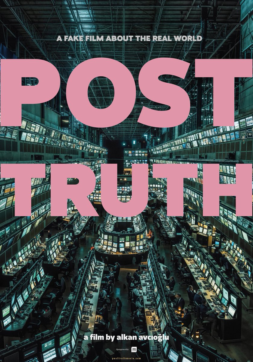 RD (@rogerdickerman) on Twitter photo Post Truth:
A Fake Film About The Real World
Alkan Avcıoğlu (<a href="/EvergreenDazed/">Alkan Avcıoğlu</a>) secures official theatrical distribution with <a href="/Baska_Sinema/">Başka Sinema</a>, a first for an entirely AI-created feature.
Details ⬇️ Post Truth:
A Fake Film About The Real World
Alkan Avcıoğlu (<a href="/EvergreenDazed/">Alkan Avcıoğlu</a>) secures official theatrical distribution with <a href="/Baska_Sinema/">Başka Sinema</a>, a first for an entirely AI-created feature.
Details ⬇️