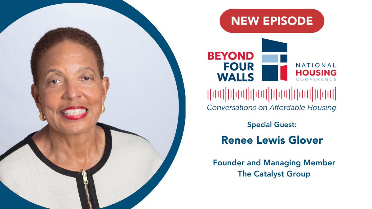 🌟 Honoree Spotlight: Visionary leader Renee Lewis Glover, Founder of The Catalyst Group, transformed public housing. Celebrate her 2025 award and listen to a recent episode of #BeyondFourWalls: nhc.org/reimagining-pu…