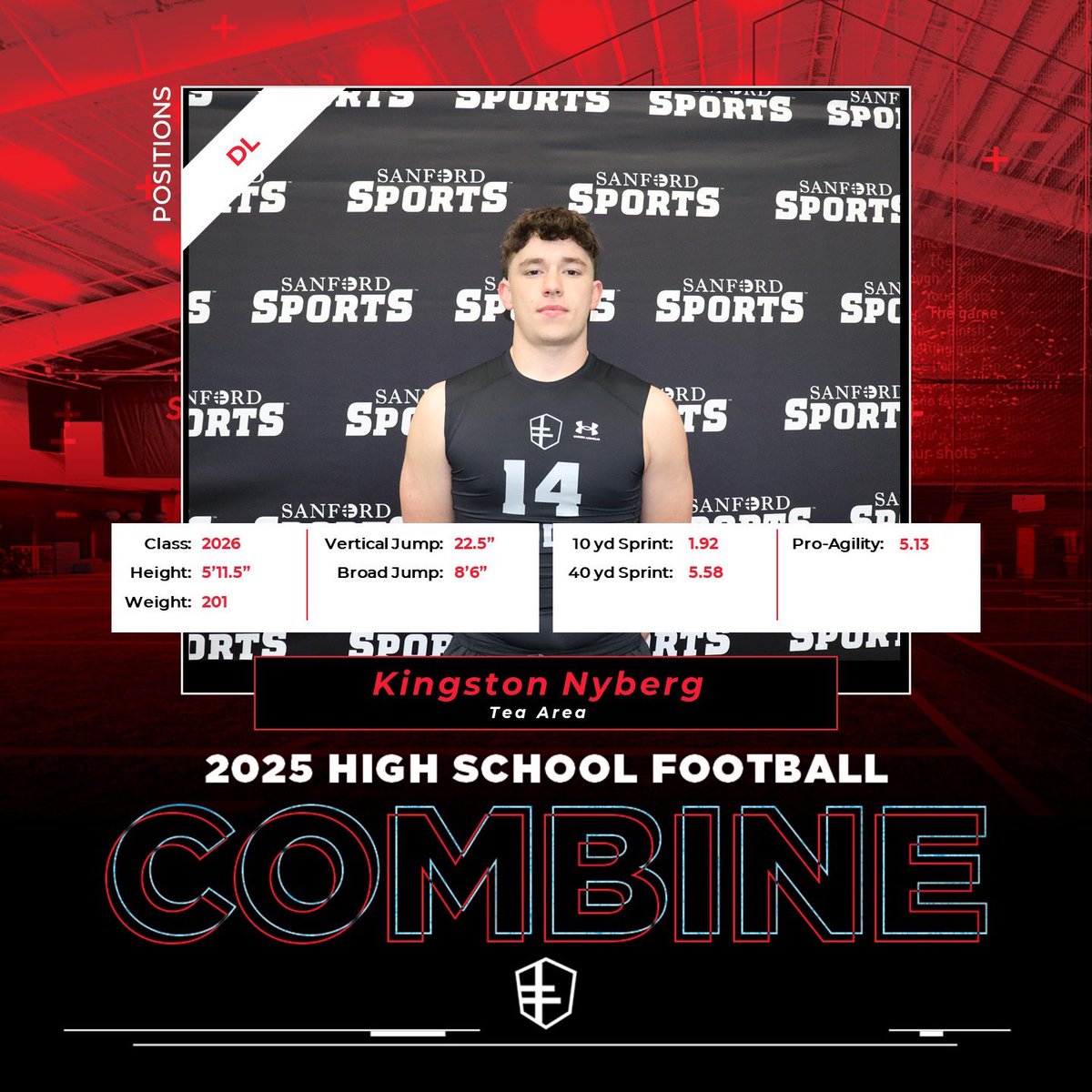 Had a great time competing in the <a href="/riggsfootball/">Coach Riggs</a> combine!!