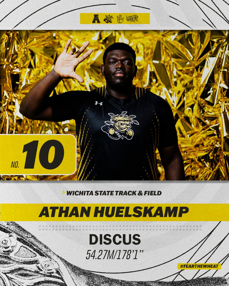 Discus guys showed out at KU!

Ridge and Athan threw Wichita State all-time top-10 marks at the Rock Chalk Classic! 💪