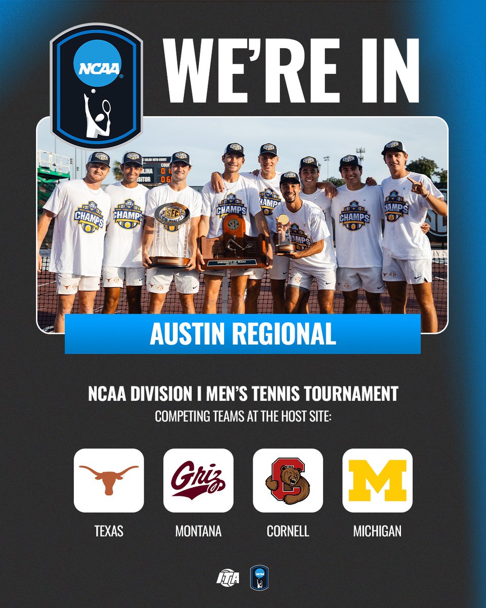 Headed To Austin 🤘

#WeAreCollegeTennis | #NCAATennis