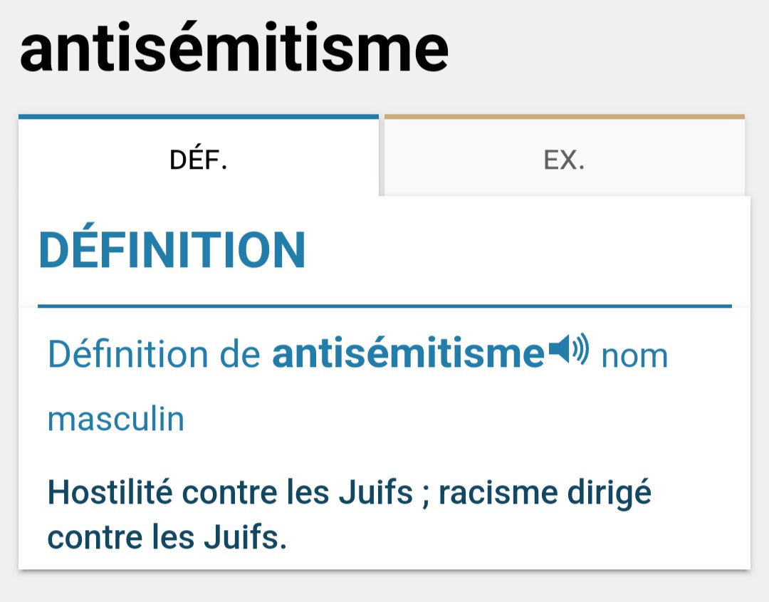 Babar_le_Rhino's tweet image. C'est l'usage des mots qui définit une langue vivante, pas la 'sémantique brute'

- L'islamophobie n'est pas la peur ou la critique de l'islam, mais la haine des musulmans

- L'antisémitisme n'est pas la haine des Sémites, mais la haine des juifs

Tout le monde sait très bien de…