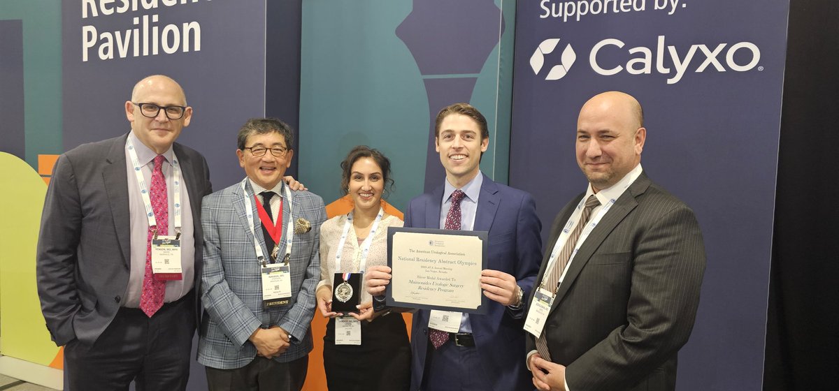 Elie Kaplan-Marans, MD (@doctor__km) on Twitter photo Proud of Maimonides winning silver in the Residency Abstract Olympics! 2nd most research of all US programs with <11 residents
Grateful for leadership of Drs. David Silver, Ervin Teper, <a href="/aschulman01/">Ariel Schulman</a>, Jacob Khurgin <a href="/allison_polland/">Dr. Allison Polland</a> <a href="/NYSAUA/">New York Section AUA</a>
<a href="/MaimoUrology/">Maimonides Urology Residency</a>
<a href="/AmerUrological/">Amer. Urol. Assn.</a> #AUA2025 Proud of Maimonides winning silver in the Residency Abstract Olympics! 2nd most research of all US programs with <11 residents
Grateful for leadership of Drs. David Silver, Ervin Teper, <a href="/aschulman01/">Ariel Schulman</a>, Jacob Khurgin <a href="/allison_polland/">Dr. Allison Polland</a> <a href="/NYSAUA/">New York Section AUA</a>
<a href="/MaimoUrology/">Maimonides Urology Residency</a>
<a href="/AmerUrological/">Amer. Urol. Assn.</a> #AUA2025