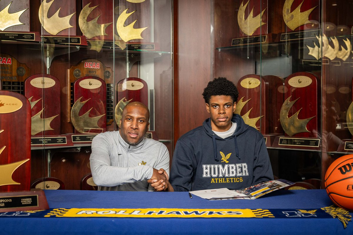 Big news! We’re excited to welcome 6’9 Amare Anderson to the defending CCAA National Champions, Humber Hawks!

The standout forward from St. Marcellinus Secondary School brings championship pedigree, leadership, and serious size to our squad.