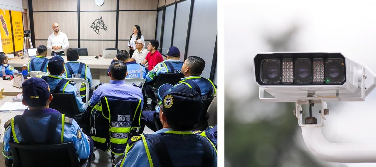 Agentes de Tránsito de Yopal se capacitan en uso de cámara ANPR para controles viales. casanareonline.co/agentes-de-tra… #CasanareOnline #CámarasANPR #MovilidadSegura #Yopal #TecnologíaVial <a href="/alcaldiadeyopal/">@alcaldiadeyopal</a>