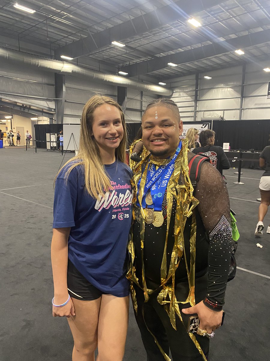 Finishing out her Youth Years - Lakyn &amp; her Mermaid Sisters had 2 days of Hit Zero’s at Youth Summit in Tampa finishing 7th in a very tough Level 3 Medium Division📣 Then headed over to The Cheerleading Worlds 🌎 to watch her Coaches take the Globes; Let’s go CEA Raleigh!!